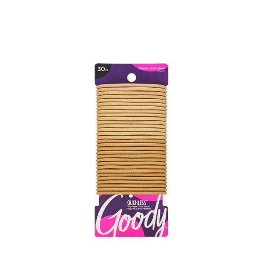 ELASTICS OUCHLESS 4MM LT/MED BLONDE-30CT