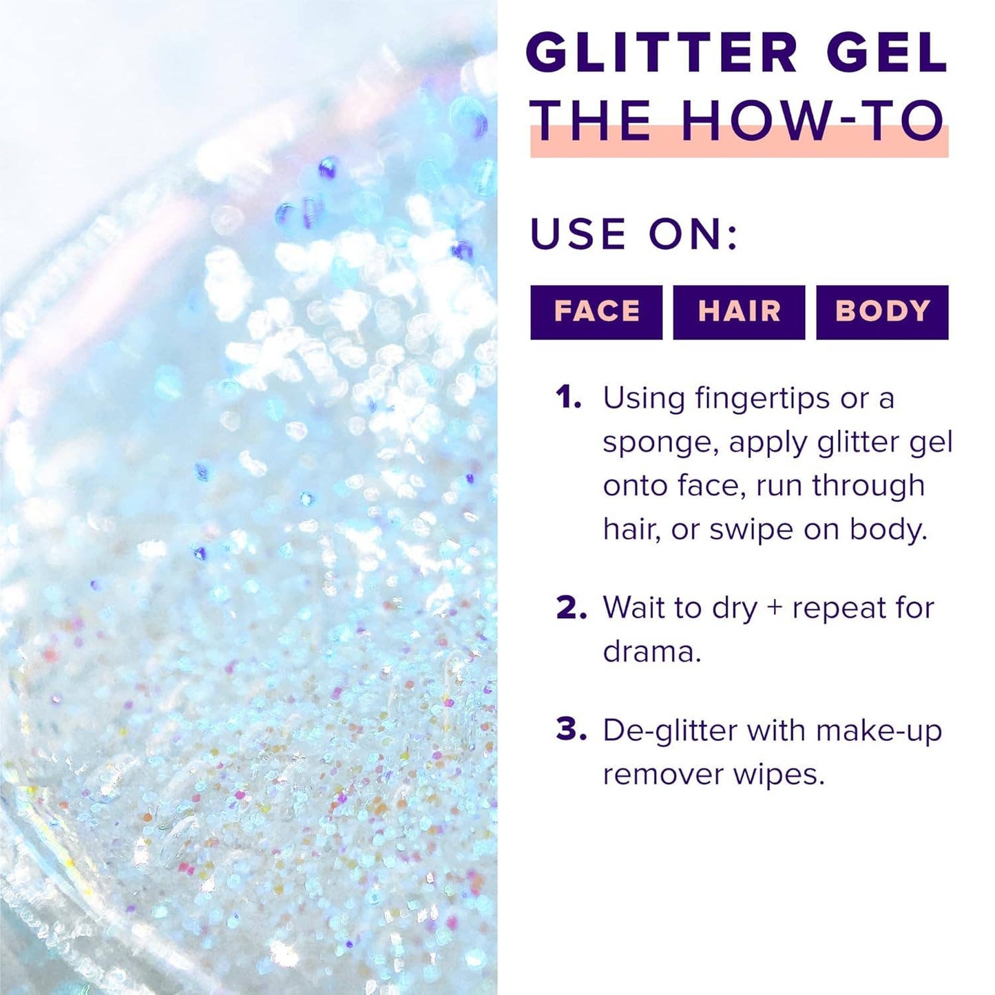 Unicorn Snot Body Glitter Gel