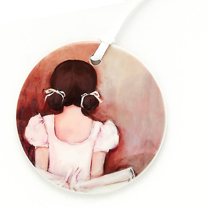 Ballerina Medallion Ornament