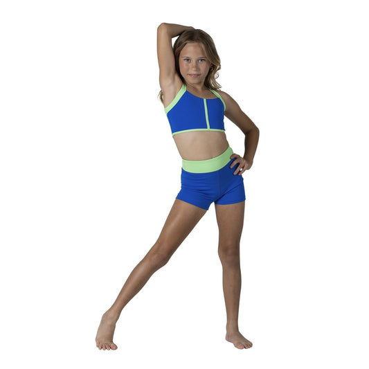 Girls Two-Tone Camisole Crop Top
