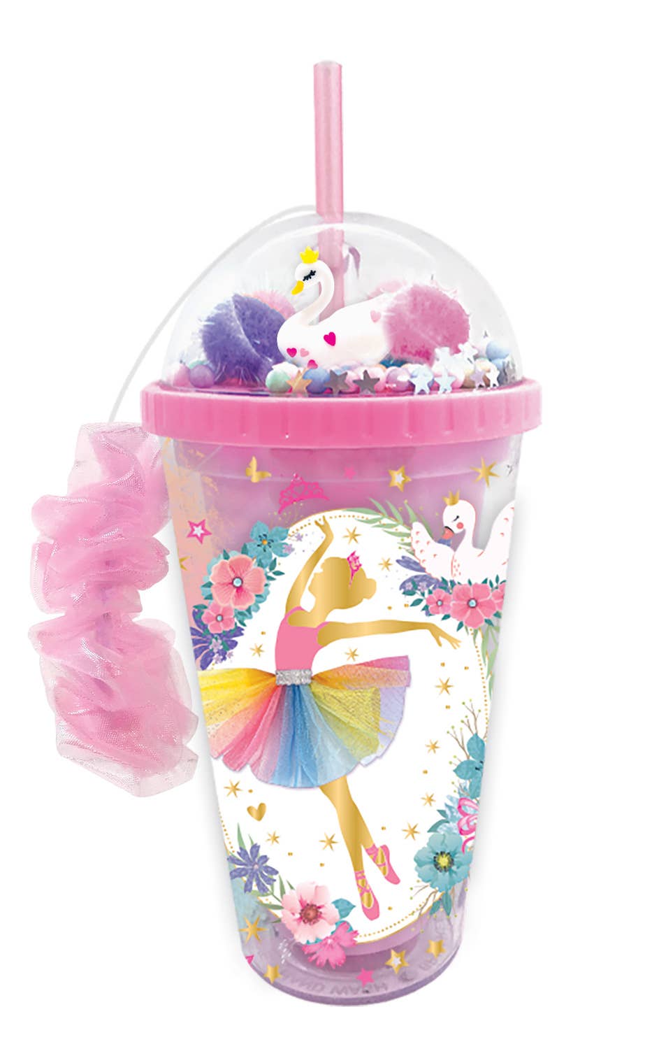 Ballerina Beauties Fun Cup with Scrunchie